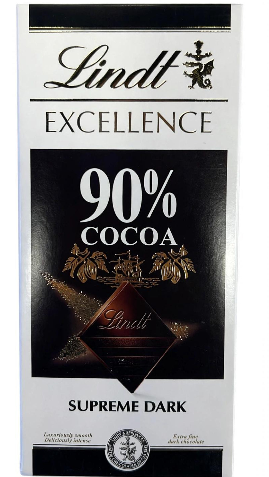 شوكولاته لندت 90% كاكاو 100غ