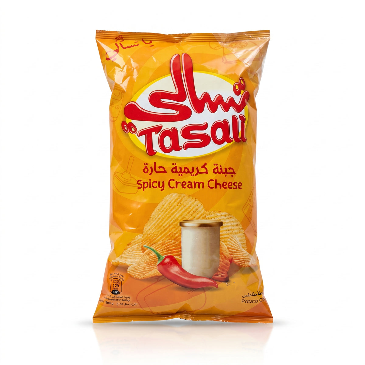 تسالي جبنة كريمية حارة 155جرام