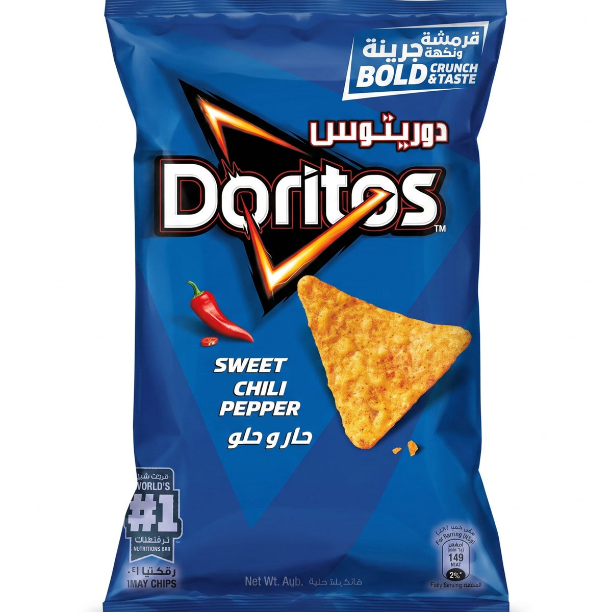 دوريتوس بنكهة حارر وحلو 180جرام