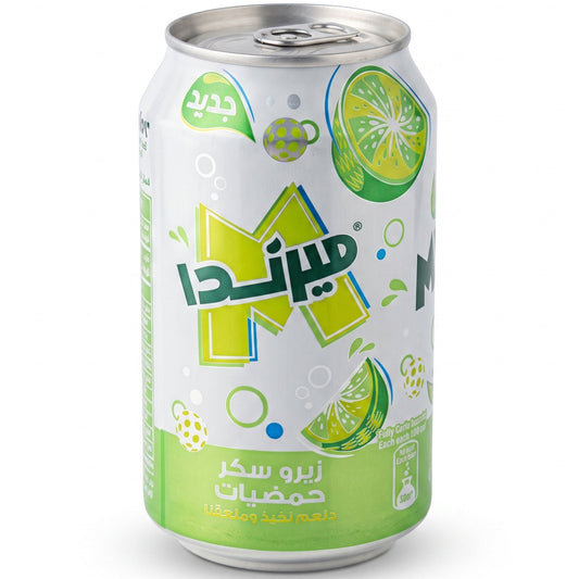 ميرندا تنك زيرو سكر بالحمضيات ٣٣٠مل
