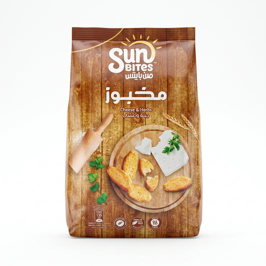 صن بايتس جبنة واعشاب 110جرام
