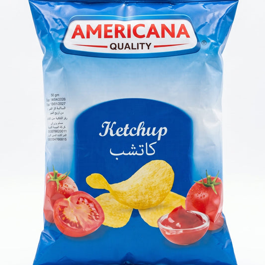 AMERLCANA  بنكهة كاتشب  55جرام