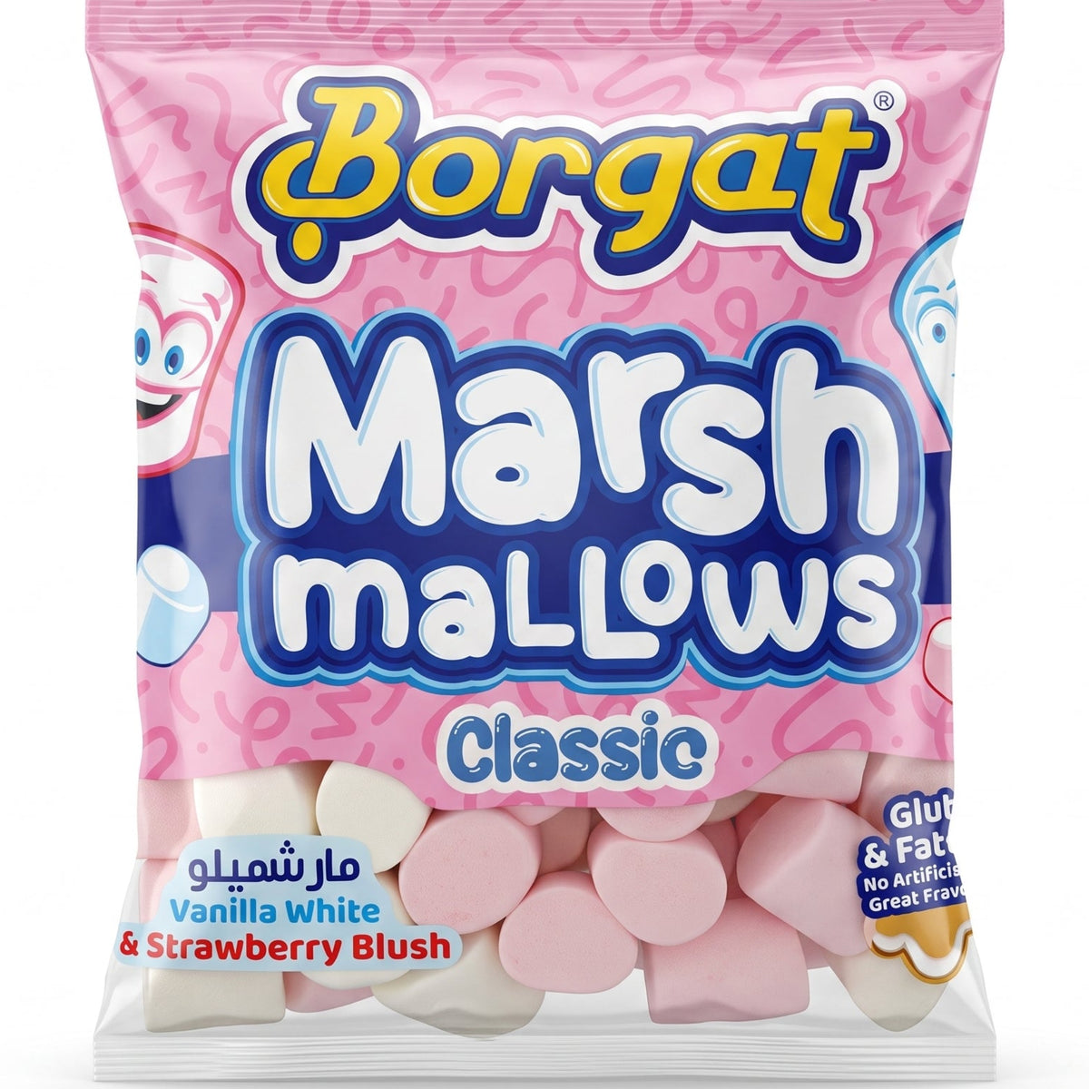 مارشميلو بالفراولة ١٥٠غ