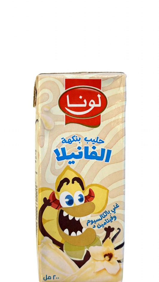 لونا حليب بنكهة الفانيليا 200 مل